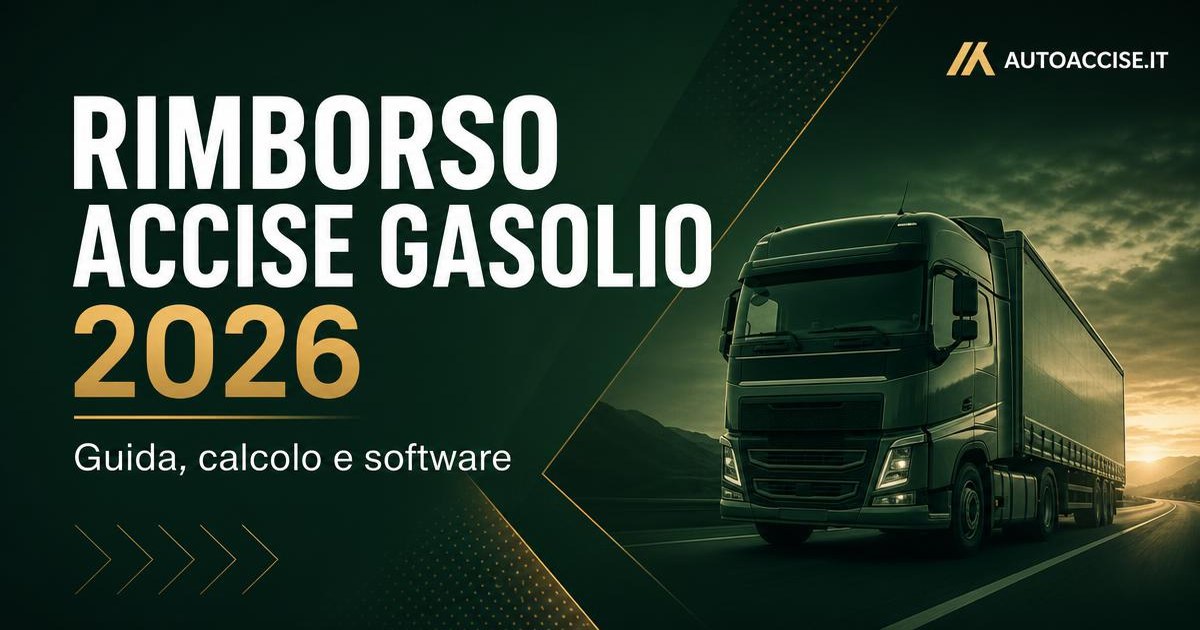 Software Rimborso Accise vs Excel: Confronto e Calcolo 2026